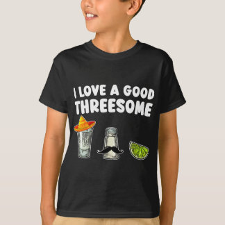T-shirt J'aime un bon Tequila à trois Cinco De Mayo Tequ