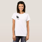 T-shirt J'aime un despote - bouledogue anglais (Devant entier)