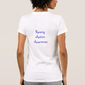 T-shirt J'aime un petit garçon avec l'autisme (Dos)