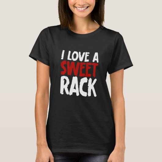 T-shirt J'Aime Un Rack Sucré (Devant)