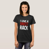 T-shirt J'Aime Un Rack Sucré (Devant entier)
