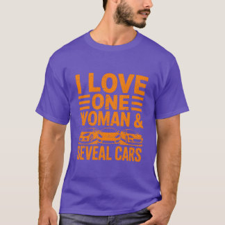 T-shirt J'aime une femme et de nombreux cadeaux Carsee