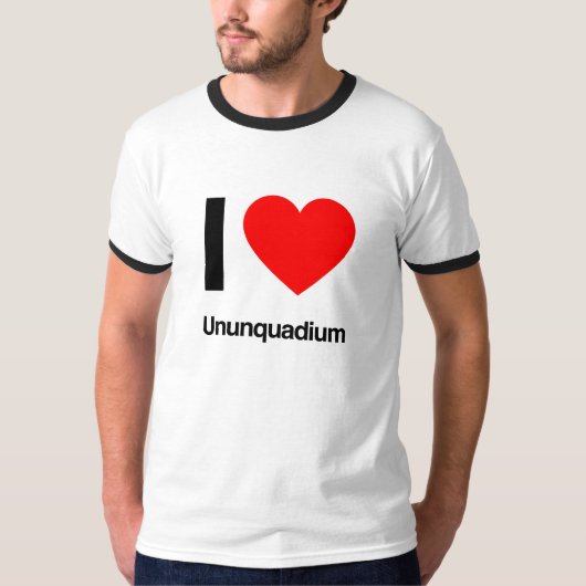 T-shirt j'aime unquadium (Devant)