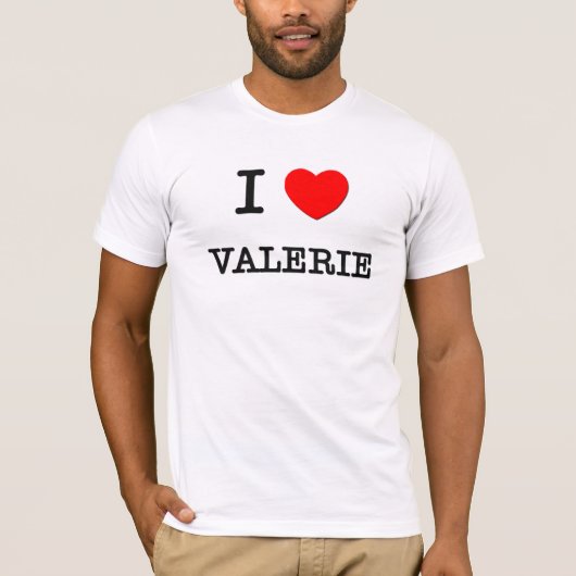 T-shirt J'aime Valerie (Devant)