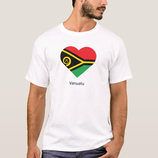 T-shirt J'aime Vanuatu (Devant)