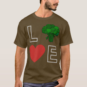 T-shirt J'aime végétarien, végétarien, vert