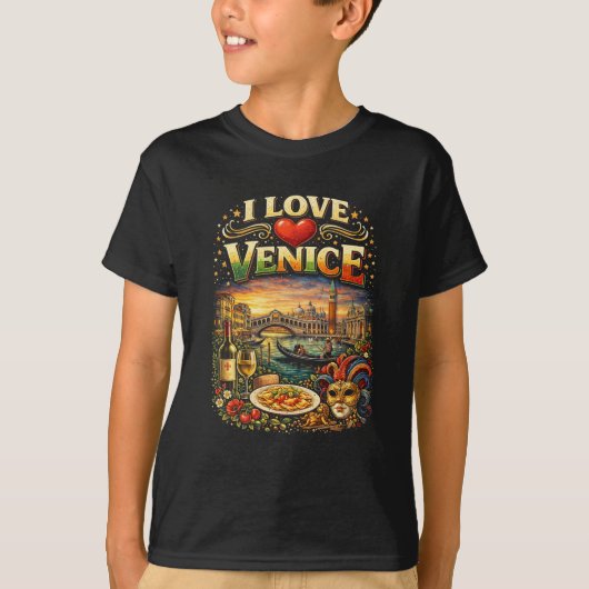 T-shirt J'aime Venise (Devant)