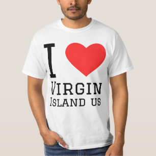 T-shirt J'aime Virgin Islands nous