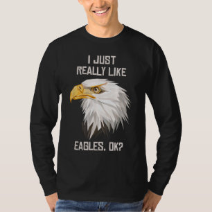 T-shirt J'Aime Vraiment Aigle Ok Drôle Aigle Amant Cadeau