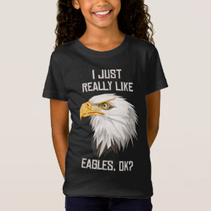 T-Shirt J'Aime Vraiment Aigle Ok Drôle Aigle Amant Cadeau