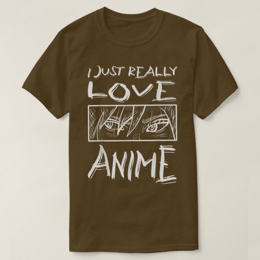 T-shirt J'Aime Vraiment Anime (Design devant)