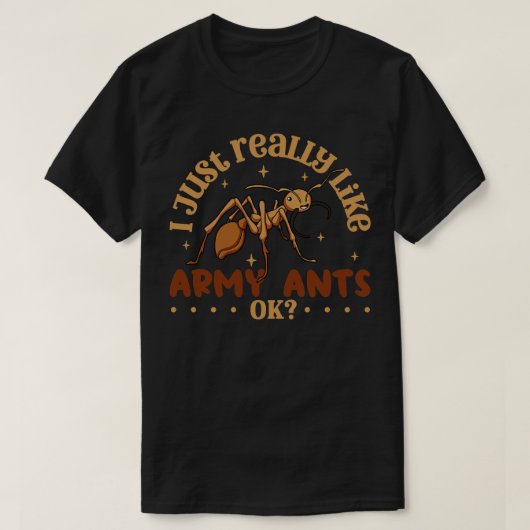 T-shirt J'aime vraiment Ants Ant (Design devant)