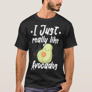 T-shirt J'Aime Vraiment Avocados Guac Guacamole Keto