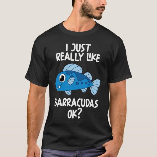 T-shirt J'Aime Vraiment Barracudas Ok (Devant)