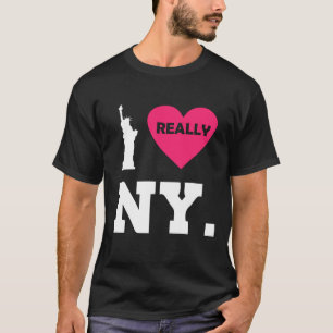 T-shirt j'aime vraiment beaucoup new york