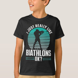 T-shirt J'Aime Vraiment Biathlon Ok Sports Biathlon Bi