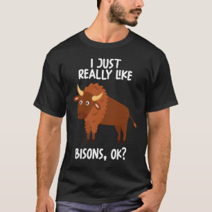 T-shirt J'Aime Vraiment Bisons Ok