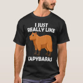 T-shirt J'Aime Vraiment Capybaras Jolie Capybara Water P (Devant)