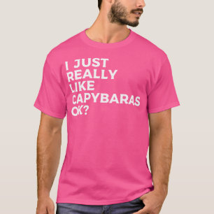 T-shirt J'Aime Vraiment Capybaras Ok Capybara Lover