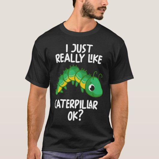 T-shirt J'Aime Vraiment Caterpillar Ok (Devant)