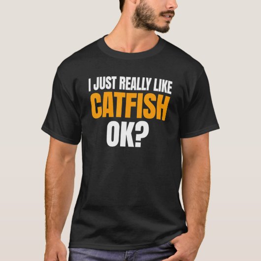 T-shirt J'Aime Vraiment Catfish Ok (Devant)