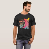 T-shirt J'Aime Vraiment Corgis Ok (Devant entier)