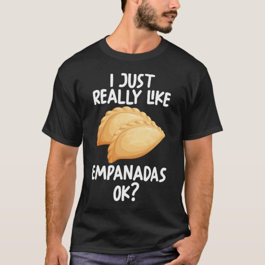 T-shirt J'Aime Vraiment Empanadas Ok (Devant)