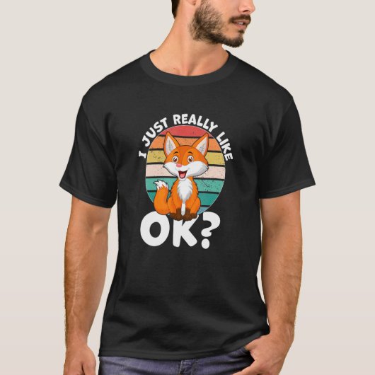 T-shirt J'Aime Vraiment Fox (Devant)