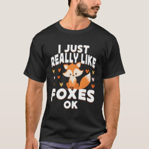 T-shirt J'Aime Vraiment Foxes Ok Foxes