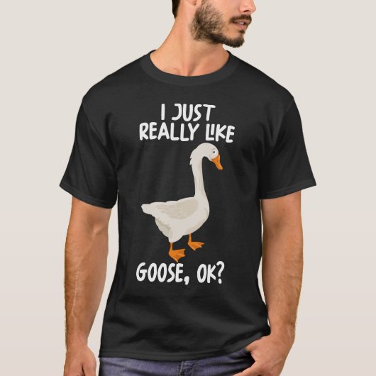 T-shirt J'Aime Vraiment Goose Ok (Devant)