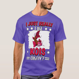 T-shirt J'Aime Vraiment Kois Ok Fish Koi