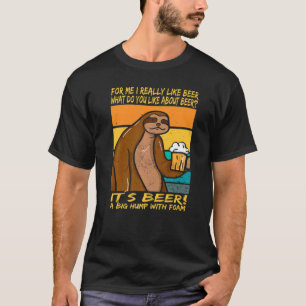 T-shirt J'aime vraiment la bière C'est de la bière Une gro