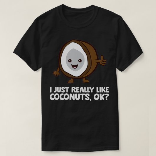 T-shirt J'Aime Vraiment La Noix De Coco Summer Coconut (Design devant)
