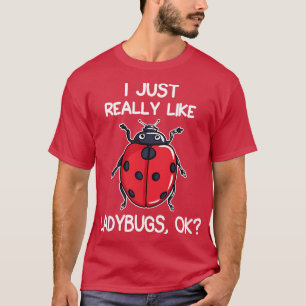 T-shirt J'Aime Vraiment Ladybugs