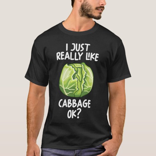 T-shirt J'Aime Vraiment Le Chou Ok (Devant)