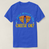 T-shirt J'aime vraiment le fromage, ok Fromage et Pizza lo (Design devant)