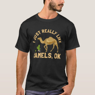 T-shirt J'Aime Vraiment Les Camps Ok Hump Day Animal Dese