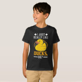 T-shirt J'Aime Vraiment Les Canards (Devant entier)