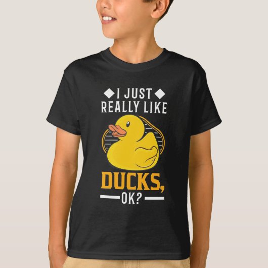 T-shirt J'Aime Vraiment Les Canards (Devant)