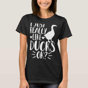T-shirt J'Aime Vraiment Les Canards Ok - Drôle Les Hommes 