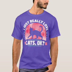 T-shirt J'Aime Vraiment Les Chats