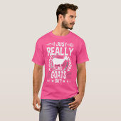 T-shirt J'Aime Vraiment Les Chèvres (Devant entier)