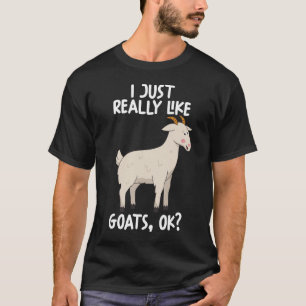 T-shirt J'Aime Vraiment Les Chèvres Ok