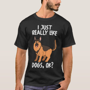 T-shirt J'Aime Vraiment Les Chiens Ok