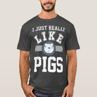 T-shirt J'Aime Vraiment Les Cochons Ok Drôle Cochon Hommes