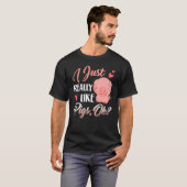 T-shirt J'Aime Vraiment Les Cochons Ok Jolie Ferme (Devant entier)