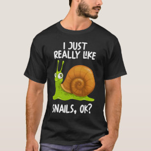 T-shirt J'Aime Vraiment Les Escargots Ok