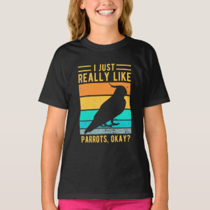 T-shirt J'Aime Vraiment Les Perroquets