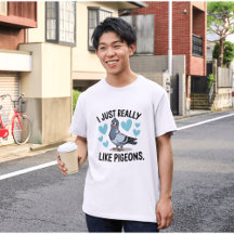 J'aime vraiment les pigeons