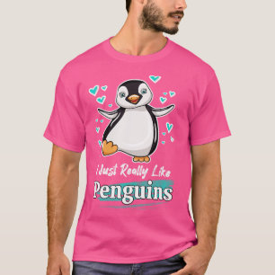 T-shirt J'Aime Vraiment Les Pingouins